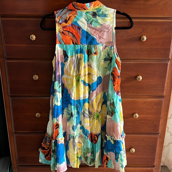 Maeve Anthropologie sleeveless button front midi dress - Picture 5 of 6
